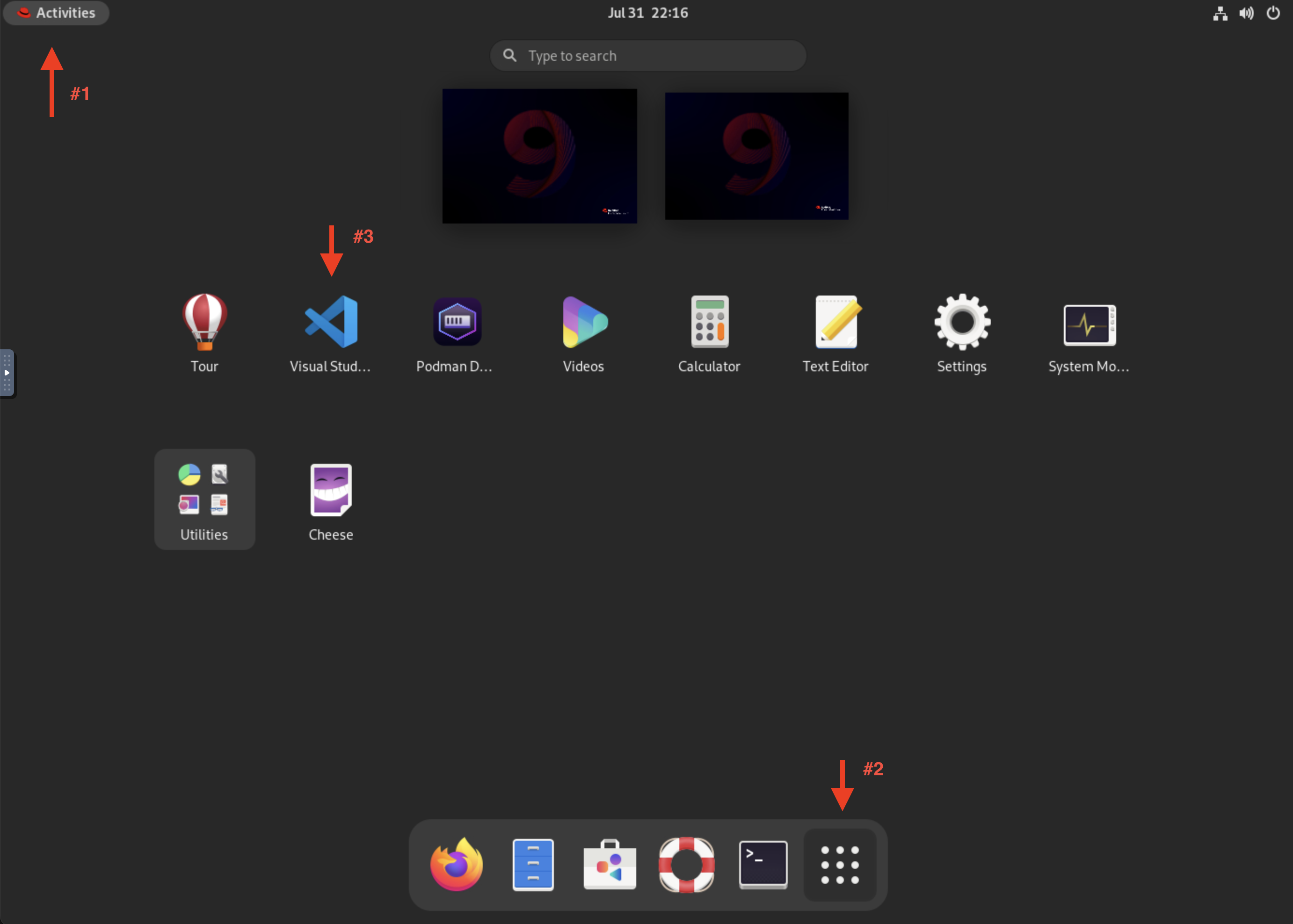 Launch Podman Desktop